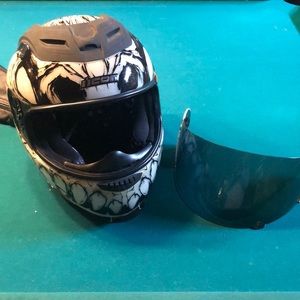 Icon hydro dry airframe E1 biker helmet Mens